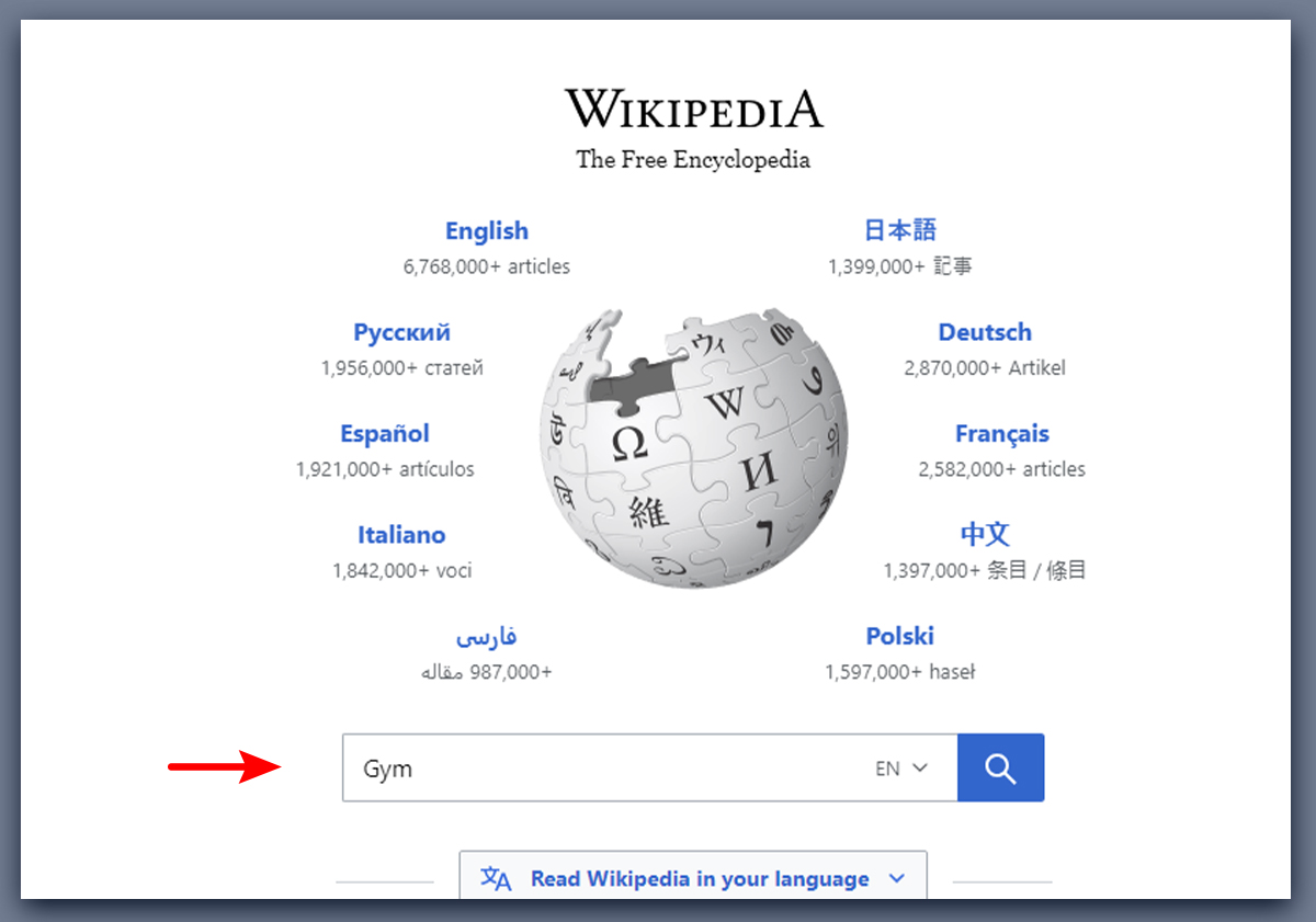 Use wikipedia for keyword research